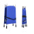 者也（ZYE）加厚可折叠担架 应急救护推车救援伤员演练比赛简易担架 蓝色四折加厚不锈钢（160公斤）配便携包