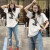 伊贝海娜T恤女新疆棉夏季新款韩版中长款宽松显瘦印花潮31 米奇-粉色 M建议80-120斤