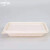 中环力安 一次性环保餐盒玉米淀粉可降解分格饭盒带盖汤碗商用外卖打包盒A 方形餐盒380ML（50套）