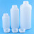 稳斯坦 WLL0015 加厚圆瓶化工瓶 密封样品瓶 带盖铝箔液体试剂塑料瓶 1L半透明
