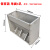 山顶松 不锈钢猪食槽 料槽猪槽小猪料槽自由采食槽养猪设备  保育单面4孔(700*350*550) 