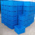 中吉万兴 正方形塑料箱特大正方形塑料周转箱加厚工具箱大号物料箱方形周转收纳盒物流箱 外径：495*495*300mm蓝色 正方形箱