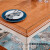 拾爱地中海风格小户型1.3米吃饭桌子实木餐桌椅组合长方形西餐桌美式 一桌四椅
