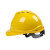 和谐之星 abs安全帽国标工地施工程建筑透气加厚夏季头盔工人安全帽下巴托定制 豪华V型ABS透气+下巴托  (黄色)