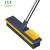 卫洋WYS-2419 不锈钢杆地刷 蓝黄梳齿款 多功能清洁刷两用地刷地刮
