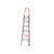 可立摩 201不锈钢折叠梯 便携人字梯折叠梯子 六步梯 工作高度1.42m