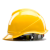 伟光安全帽工地建筑施工领导监理国家电网ABS电力V型安全头盔 【黄色】V型 旋钮式调节