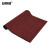 安赛瑞 双条纹PVC复合地垫 0.9×15m  PVC丙纶地毯地垫 防尘防水走道地毯垫 通道地垫 暗红色 10703