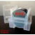 乐辰信 晶圆硅片盒2至12英寸晶舟盒LED盒透明花蓝运输盒 3寸方形片盒 76MM*76 MM