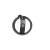 kcl 空心12*100键4 铝合金双辐条折叠手柄机床手轮加厚圆形黑色定制