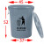 圆形垃圾桶黄色诊所废物带盖大号专用利器盒回收污物桶 *灰色桶生活垃圾60升 有盖