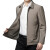 雅戈尔2024年春季新款男式夹克翻领中年时尚简约休闲纯色男装长袖爸爸装 上青 175