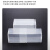 透明塑料伸缩盒长方形盒子钻头铣刀盒白钢车刀包装盒机床附件刀杆 36*200