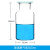 集气瓶125ml/250ml/500ml 玻璃气体收集瓶 带玻璃盖 化学实验器材 集气瓶500ml