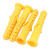 犀跃 小黄鱼塑料膨胀管 胀管锚栓墙塞涨塞胶粒螺栓 M6*80(100个)黄色单管 