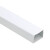 ABLEMEN PVC白色装配走线槽 阻燃绝缘明装室内穿线槽电线电缆网线过线槽 100*50mm方型槽 5米（1米*5根装）