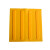 盲道砖胶贴pvc室内防滑垫橡胶户外马路人行道塑料盲道板 30*30cm橘色点状