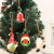 安赛瑞 挂饰 圣诞树装饰小配件 办公室商场晚会小型场景布置道具 红色圣诞袜款 8H00400