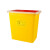 标燕 （十件起购）【方形15L】黄色塑料垃圾桶方形一次性 医疗利器盒 锐器桶BYLJT-8