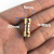 定制黄铜联轴器铜质连轴传动件扭矩马达刚性电机大模型联轴器 2mm转2.3mm