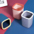 桌面垃圾桶客厅桌上卧室床头迷你收纳桶盒废纸篓小筒定制LOGO 垃圾桶1个-颜色随机