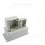 防水接线盒带端子高低位栅栏式端子防水盒塑料防水端子分线过线盒 RYD-14P-1010 100*100*75mm
