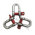 ONEVAN卸扣U型高强度D形环美式模锻扣吊钩起重国标吊装索具 9.5吨