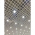 铝铁格栅集成吊顶装饰材料自装格子葡萄架天花板木纹塑料黑白网格 加厚铝白4厘米高15*15/支 含