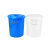 科威顿定制加厚大号塑料圆桶超大容量水桶储水用酿酒发酵带盖胶桶HKNA 升级加厚280L 白无盖 (装320斤水)
