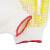 稳斯坦 WF125 劳保手套 劳保点胶防滑手套点珠点塑手套蓝色手套 黄色(12双)