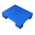 希万辉 平面高脚塑料垫仓库防潮四面拼接垫仓板塑料板 平板四脚（2个装） 400×300×120mm