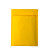 鸣固 黄色牛皮纸气泡袋 防水快递袋定制泡沫袋 9×15+4cm  一箱750个气泡袋
