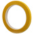 巨富 彩色玛拉胶带 绝缘耐高温桌面划线标识胶带 深黄色 8mm宽×66m长×0.05mm厚 50卷/件