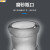 贝傅特 玻璃容量瓶 玻璃刻度容量瓶高硼硅玻璃密封透明棕色磨砂瓶口实验用品 透明5ML 