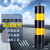 金能电力安全工器具专家立式防撞柱直柱状黑黄相间黑色喷漆黄色加反光条高度1200直径150