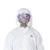 3M  4535一次性白色带帽连体防护服（蓝色背部透气设计） 1套*件 白色 XXL