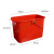 洗拖把桶手动老式地拖桶挤水涮墩布桶拖地桶挤水桶手压单桶 方形地拖桶红色无罩