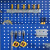 COFLYEE五金工具墙收纳方孔挂板挂钩车间整理展示物置物架洞洞板挂钩套装 单钩L=100