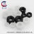 楚昌 TCLM52 塑料螺母绝缘塑胶螺帽六角尼龙螺母 黑色M8（100个）