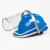 安全帽带面罩全脸防护透明PVC铝包边烧焊防飞溅防冲击打磨面屏Z 蓝色安全帽+支架+面屏