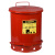 杰斯瑞特（JUSTRITE）09500 14加仑(52升)红色油渍废品罐