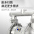 适用于上海气动隔膜泵QBY-40QBY-25不锈钢铝合金PP耐腐蚀压滤污水 QBY-50铸铁+特氟龙F46