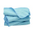 食安库（SHIANKU）超细纤维珍珠抹布 工厂药厂车间 无尘布不掉毛清洁毛巾 蓝色10条装（30*70cm）