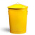 环保分类铁皮垃圾桶大号可回收庭院户外环卫收纳桶果皮箱小区园艺 26L红色无盖款