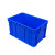 周转箱塑料收纳箱加高加厚零件盒物料盒塑料盒工具盒物流箱 加高3#蓝520*355*285
