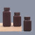 实验室器皿塑料瓶小口方瓶pe密封塑料方瓶化学分装试剂瓶样品香精小包装瓶棕色30ml-500ml毫升 60ml-小口方瓶
