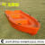 PE双层坚固船塑料船鱼船加厚塑胶船路亚钓鱼艇救援养殖保洁牛筋船 4米100公斤