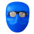 嘉博森烧电焊护脸防护罩夏天亚孤焊面罩焊帽头戴式二保焊眼镜防烤脸 灰色眼镜1盒10副