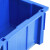 纳仕徳 C6# 加厚组立式零件盒 斜口螺丝收纳盒 货架整理箱 五金元件盒零件盒工具盒 蓝色250x160x115