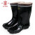 安全牌（AN QUAN PAI） 工矿靴 ZX001-1 39码 反光雨靴 劳保鞋 矿工防滑雨靴 半筒